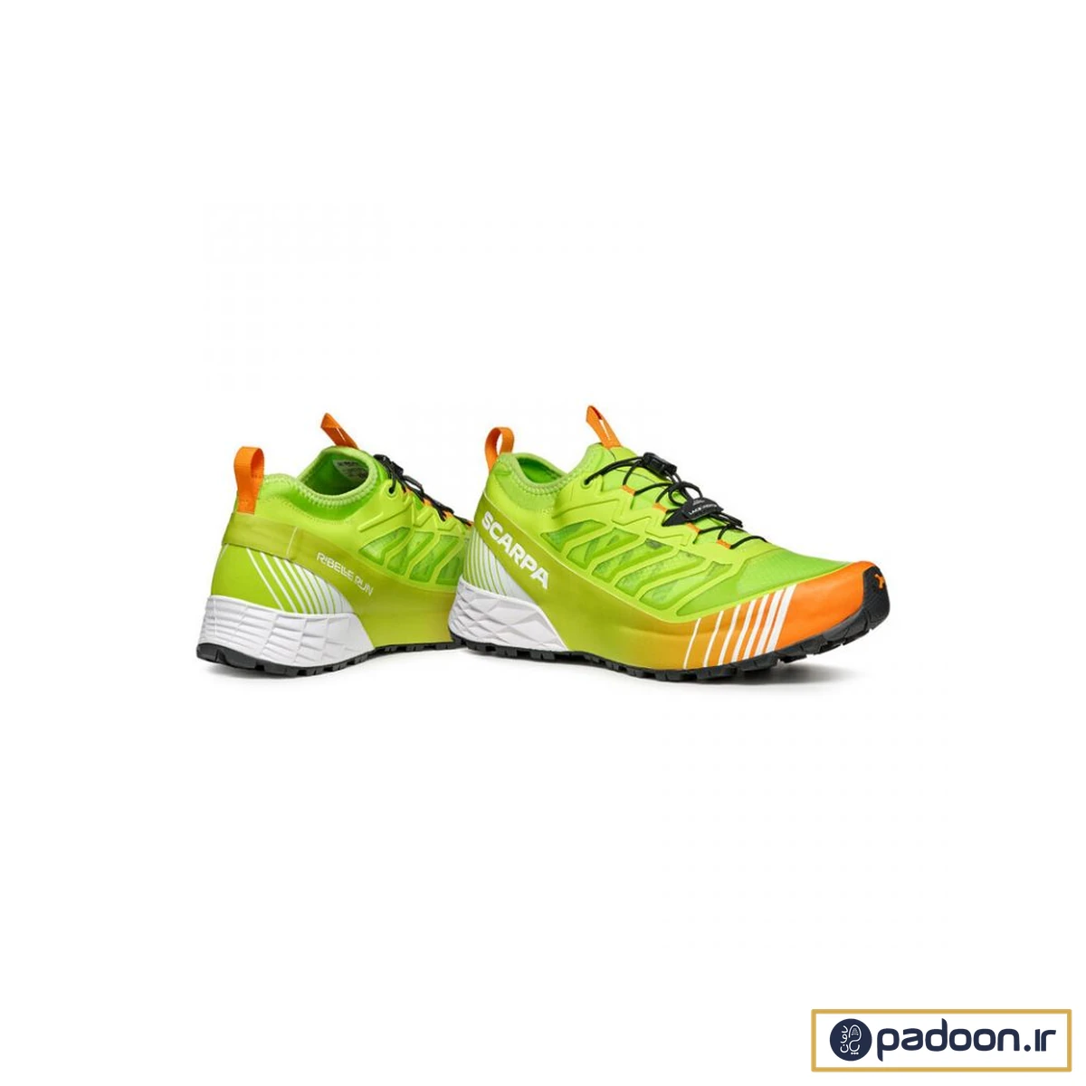 کفش اسکارپا RIBELLE RUN NEON GREEN-ORANGE ARSF SPEED FORCE SC-33071-351 - Image 4