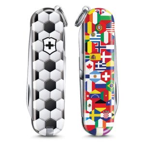 چاقوی 7 کاره ویکتورینوکس مدل CLASSIC LIMITED EDITION 2020 World of Soccer رفرنس 0.6223.L2007