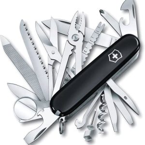 چاقو ویکتورینوکس مدل SWISS CHAMP Balck رفرنس 1.6795.3