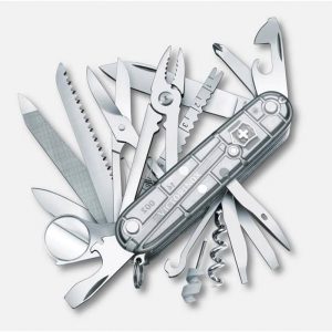 چاقو ویکتورینوکس مدل SWISS CHAMP Silver Tech رفرنس 1.6794.T7
