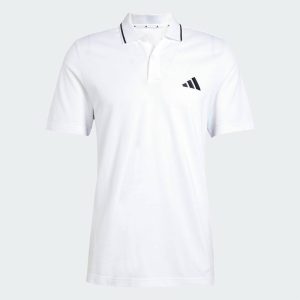پلوشرت مردانه آدیداس مدل essentials 3-stripes pique polo